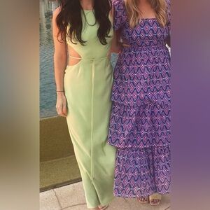 Satin Maxi “Lune” Dress (Alexis)